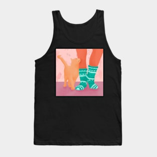 Cosy cat love Tank Top